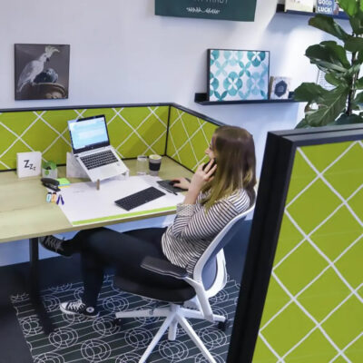 AcousticPro Schall absorbierende Trennwand