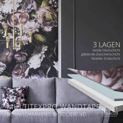 MultiTexPro Wandtapete isolieren schalldaemmend